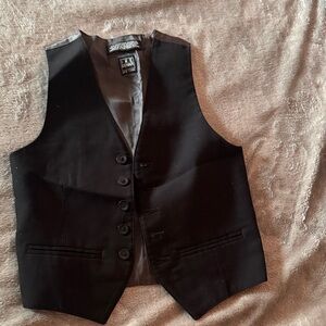 Ike Behar Charcoal Vest